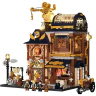 LUMIBRICKS Steampunk mechanikus műhely építőjáték LED világítással 2006 db L11015