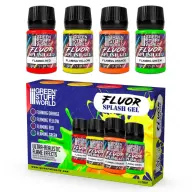 GREEN STUFF WORLD Fluor Splash Gel felcsapódó folyadék effekt festék készlet 30ml x4 GSW11287