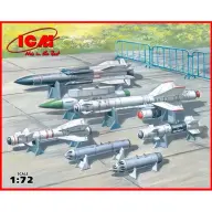 ICM 1/72 Soviet Air-to-Surface Armament szovjet levegő-föld fegyverek készlet modell kiegészítő ICM72213