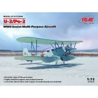 ICM 1/72 U-2/Po-2 második világháborús szovjet többcélú repülőgép modell ICM72244