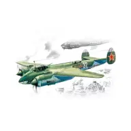 ICM 1/48 Tu-2S második világháborús szovjet bombázó repülőgép modell ICM72031