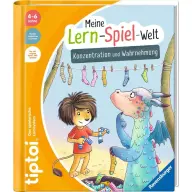 RAVENSBURGER TIPTOI lernkönyv Koncentráció és észlelés NÉMET nyelvű 49281