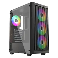 ID-COOLING Računalo kućište S prozorima 4x12cm A-RGB ATX USB3.0 crno WARE 310 ARGB