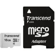 TRANSCEND 300S 16GB MicroSDHC 45 MB/s TS16GUSD300S-A