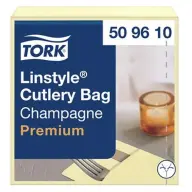 TORK LinStyle Szervizszalvéta 1 rétegű 39x39 cm Premium komposztálható pezsgő KHH954