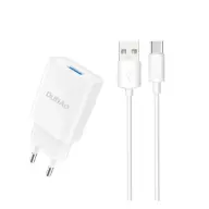 DUDAO A4EU network charger USB outlet 2.1A + Type-C cable white GP-190499