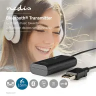 NEDIS Bluetooth porez AUX USB AptX SBC BTTR100BK