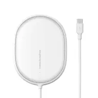 BASEUS Magnetic Wireless network charger station 15W Type-C white WXQJ-02