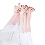 ALBERO MIO Univerzális baldachin kiságyra 200x150 cm dirty pink