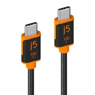 J5CREATE USB-C 100W szinkronizáló és töltő kábel 3m JUCX25L30-N