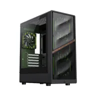 GAMEMAX Számítógépház M-ATX ablakos oldallappal fekete AERIS 330 MB