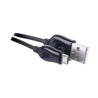 USB-A - MicroUSB kábel 1m fekete NON-KIE-USBA-MICROB