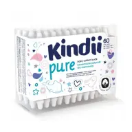 Kindii Pure biztonsági fültisztító biológiailag lebomló 60 db 103520