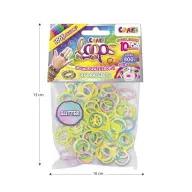 CRAZE LOOPS - Bag 300 gumigyűrűs karkötő készítő szett