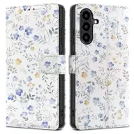 TECH-PROTECT Wallet oldalra nyitható tok kártyatartóval Samsung Galaxy A57 virág mintás SP114502