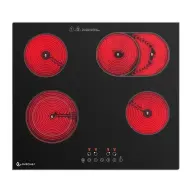 AMZCHEF Ceramics hot plate 4 égőfejű 7200W touch-sensitive controls CE-T-72CB4xyP200-LBHA