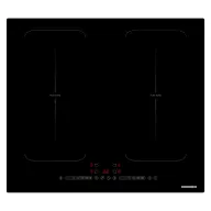 HEINNER Induction hot plate 4 heating element touch controls 7.4kW Black HBHI-M4ZB2FXTC