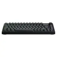 AVAX GM02 75% Gasket RGB mechanikus vezetékes billentyűzet Outemu Silent White Magyar fekete AVAX GM02W