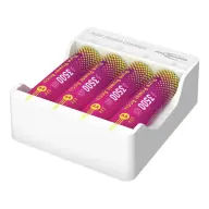 ANSMANN Pure Power Batterie Ladegerät + 4x AA akku 1001-0183