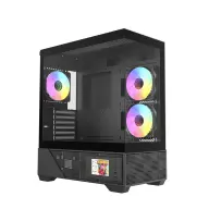 RAIDMAX i803BF LCD kijelzős Fekete