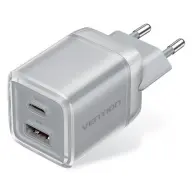 VENTION Umrežavanje punjač GaN USB + USB-C 70W GaN sivo FCGH0-EU