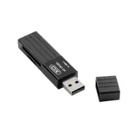 XO Kártyaolvasó USB - SD/MicroSD Fekete DK05A XO-DK05A