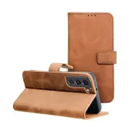 ZONE Tender Book Samsung Galaxy A33 5G oldalra nyíló tok kártyatartóval barna 104655