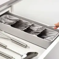 BEWELLO Suport tacâmuri 5 compartimentată plastic BW1012