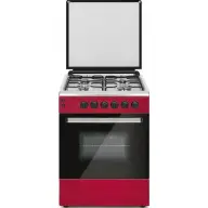NOVACOOK Tűzhely kombinált gázos A 46 l meggypiros T50GE-RED