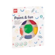 APLI Kids Paint & Fun állatfigurás zsírkréta 6 különböző szín LCA20611