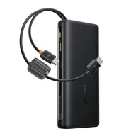 BASEUS ENERFILL FC41 ULTRA-MINI hitne punjač Type-C podloška 25000mAh 145W PD brzi punjač + fix Type-C kabel crno E0028H03