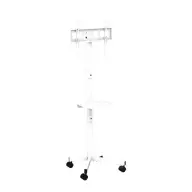 GEMBIRD TV stand with caster wheels tiltable 32"-55" white TVS-55T-03-W