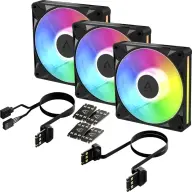 ARCTIC COOLING P14 BioniX A-RGB fekete/fehér 3 darabos szett ACFAN00341A