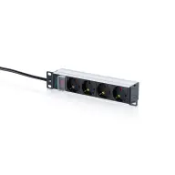 DIGITUS Protecție la supratensiune 4DIN 2m Negru/Alb DN-95418-S