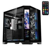 RAMPAGE NOVA V2 black glass ATX 9.17" LCD display 7x120mm A-RGB 43432