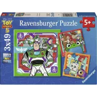 RAVENSBURGER Puzzle játék 3x 49 darabos Toy Story 5 12004284