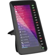 SNOM D7C asztali telefon bővítőmodul színes kijelzővel fekete 4467