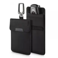 SPIGEN Faraday RFID blokkoló kulcstartó tok fekete