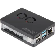 JOY-IT House Raspberry Pi 4 B fekete/átlátszó RB-CASEP4+03B
