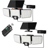 LEPRO Solar light with motion sensor 1000lm 2 pcs PR640005-DW-2