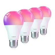 LEPRO Okos LED izzó E27 Wi-Fi 8.5W RGB 4 db B1-EU-4