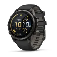 GARMIN Fenix 9 Pro inReach 47mm AMOLED szürke DLC Titanium fekete szilikon szíjjal (ED XD) 010-04336-11