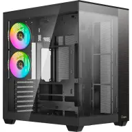 OCYPUS Számítógépház Delta C74 ARGB Midi-Tower panoráma üveg fekete Delta-C74-BKD200XX-GL