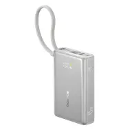 BASEUS PicoGo Power Bank 10000mAh 45W USB-C kábel ezüst P10076803853-00