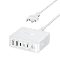 BASEUS EnerFill FH21 Füllstation 2 USB+4 Type-C Steckdose 120W Weiß E0120T01