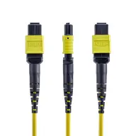 STARTECH Optikai MTP/MPO-12 OS2 Összekötő Sárga 10m OS2MTP12AOFNP10M