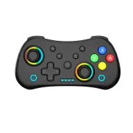 BLACKBIRD Kontroller Nintendo Switch/Lite/OLED/Android/iOS/PC BT 5.0 400mAh fekete RGB BH7051BLACK