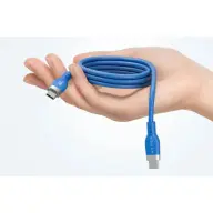 HYPER Szilikon USB-C töltőkábel Flex HJ4011BUGL