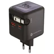 FORCELL F-Energy GaN III VT-R7 hálózati töltő adapter 70W szürke