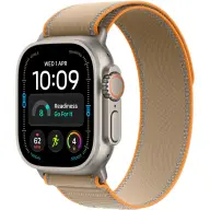 APPLE Watch Ultra 4 GPS + Cellular 49mm natúr titán tok homokszín terep pánt M/L mjaq4qh/a